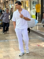 ست پیراهن شلوار زیروتن سفید
