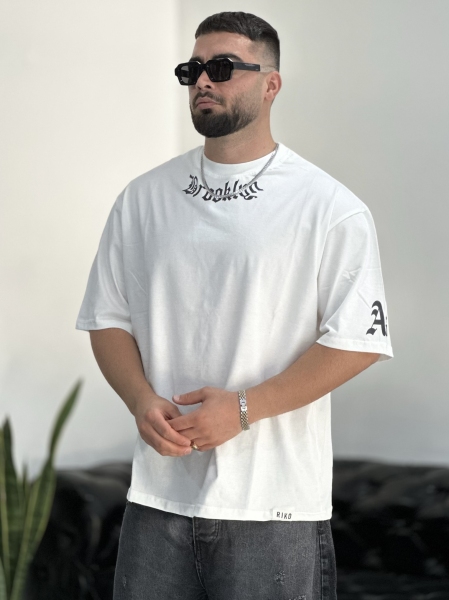 تیشرت پنبه BROOKS سفید