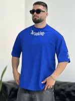 تیشرت پنبه BROOKS آبی
