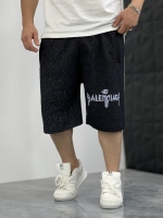 شلوارک Balenciaga مشکی پشت صورتی