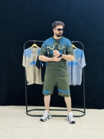 ست تیشرت شلوارک نخ پنبه پارچه ضمانتی