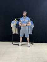 ست تیشرت شلوارک نخ پنبه پارچه ضمانتی