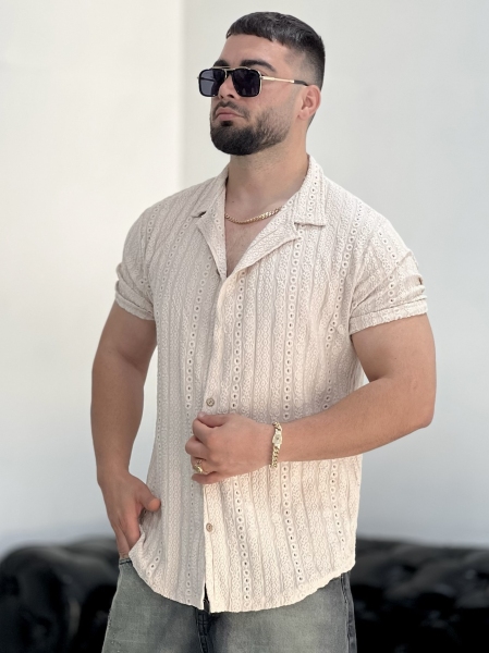 پیراهن وارداتی Louis کِرِم خاکی
