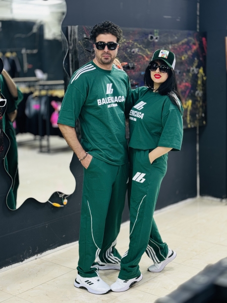 ست تیشرت و اسلش بگ
