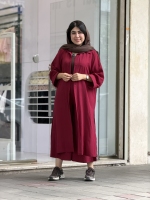 ست مانتو شلوار پفکی