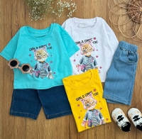 تیشرت شلوارک گربه موزیکال