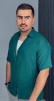 پیراهن لش باکسی سبز