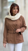 بارانی یقه شکاری 2دکمه