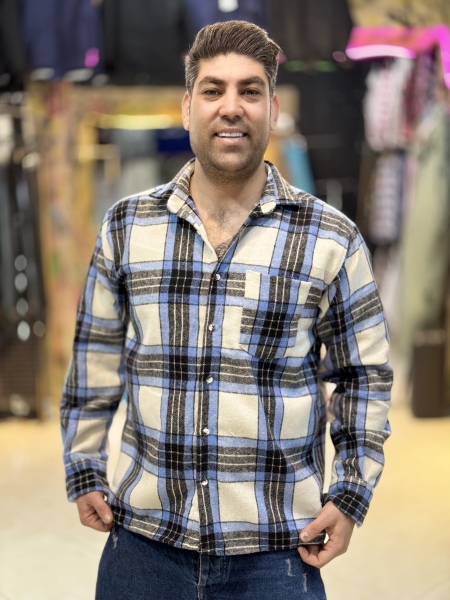 پیراهن پشمی پیراهن پشمی گرم بالا پیراهن