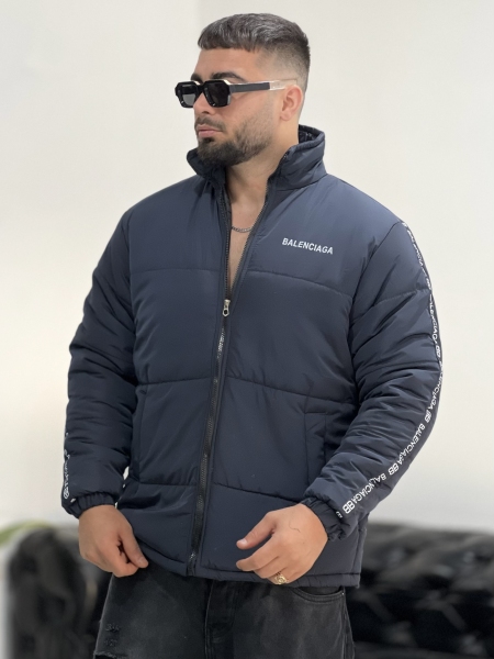 کاپشن Balenciaga سرمه ای نواربغل