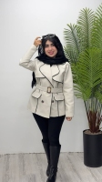 کت مغزی دوزی جلیقه دار