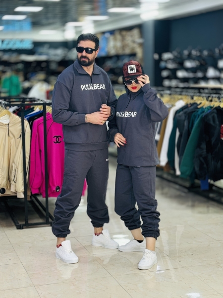 ست نیم زیپ و جاگر سه نخ پنبه واقعی