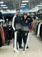 ست سویشرت و اسلش(مشکی )