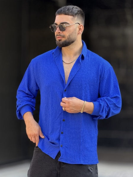 پیراهن بالنی ZARA آبی شالی