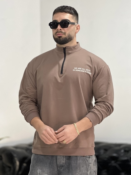 نیم زیپ 2نخ Machinst نسکافه ای P
