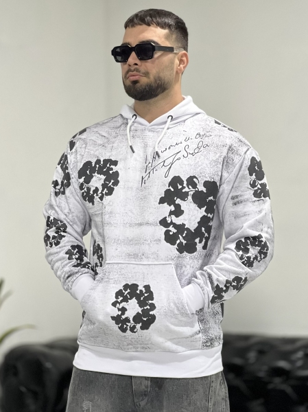 هودی پنبه Flow سفید P