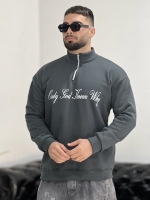 نیم زیپ 3نخ ONLY خاکستری