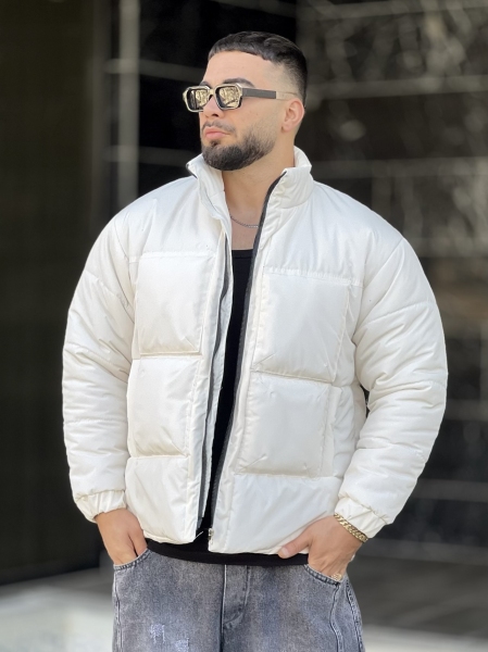 کاپشن باکسی H&M استخونی
