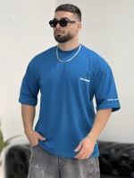 تیشرت 2نخ Cross آبی H