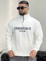 نیم زیپ 3نخ Essentials سفید H