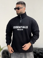 نیم زیپ 3نخ Essentials مشکی H