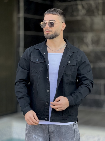 کت جین باکسی ZARA مشکی