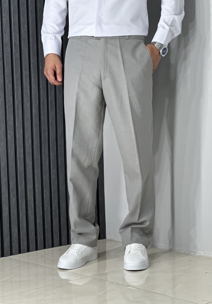 شلوار پارچه ای کرمی روشن