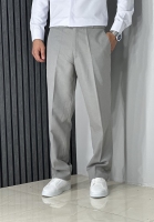 شلوار پارچه ای کرمی روشن