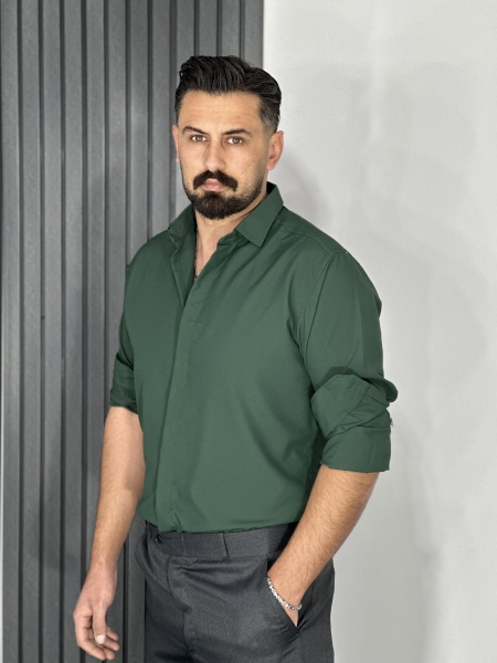 پیراهن دوشین مردانه رنگ سبز