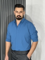 پیراهن دوشین مردانه رنگ کله غازی