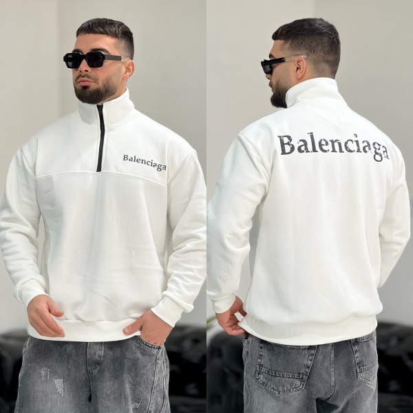 نیم زیپ Balenciaga سفید H