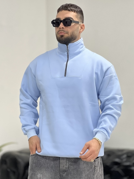 نیم زیپ Calvin آسمانی H