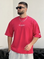 تیشرت 2نخ Boston سرخابی