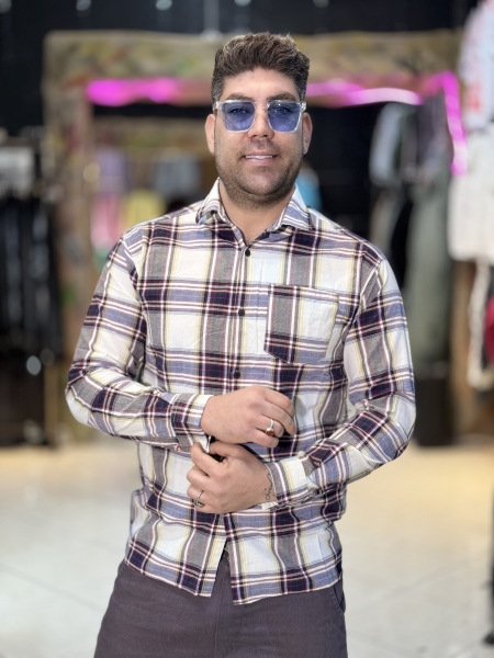 پیراهن پارچه اعلا بدونه نیاز به اتو