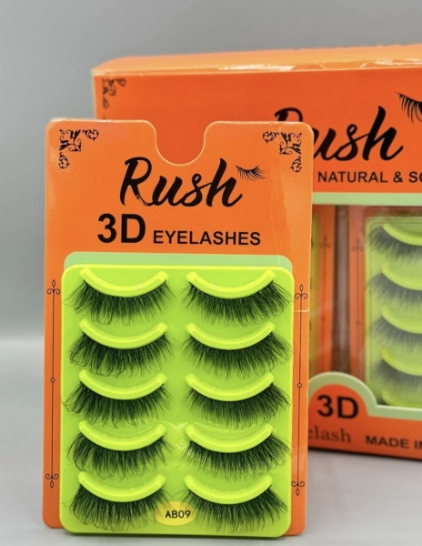 مژه 5 جفتی (مژه مصنوعی ) برند راش Rush