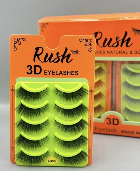 مژه 5 جفتی (مژه مصنوعی )برند راش Rush