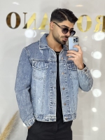 کت جین باکسی Dsq آبی سیر