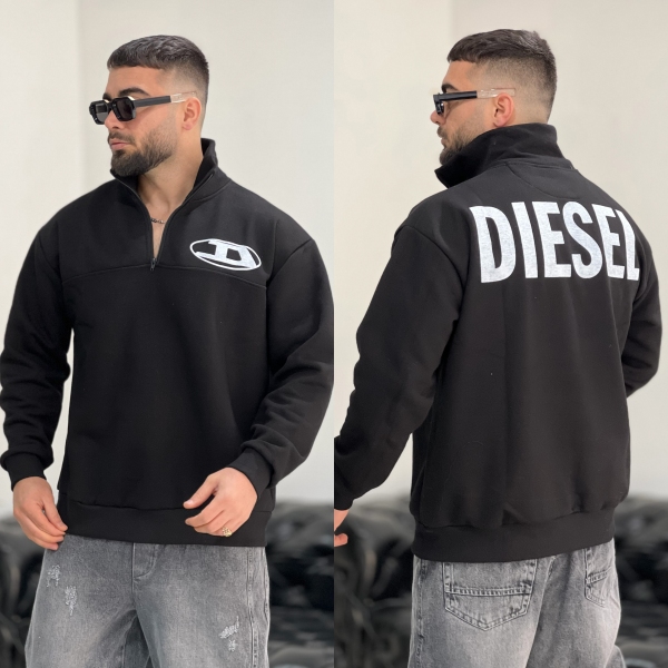نیم زیپ Diesel مشکی H
