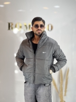 کاپشن ضدآب ضخیم Pat دودی