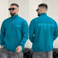 نیم زیپ Represent سبز z