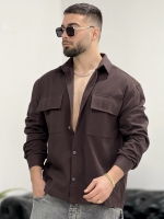 پیراهن کتان ZARA قهوه ای