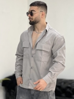 پیراهن کتان ZARA طوسی