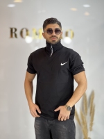 تیشرت دورس نیم زیپ Nike مشکی