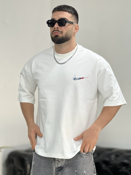 تیشرت 2نخ Nike سفید