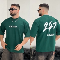 تیشرت 2نخ 247 سبز