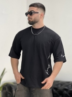 تیشرت 2نخ King مشکی