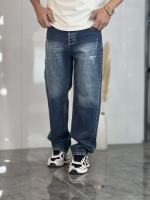 شلوار نیم بگ جین Zara آبی سایه کد 611