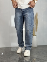 شلوار مام فیت جین Zara آبی روشن کد 473