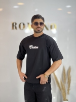 تیشرت دورس باکسی Custom مشکی