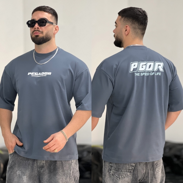 تیشرت 2نخ Pegador خاکستری